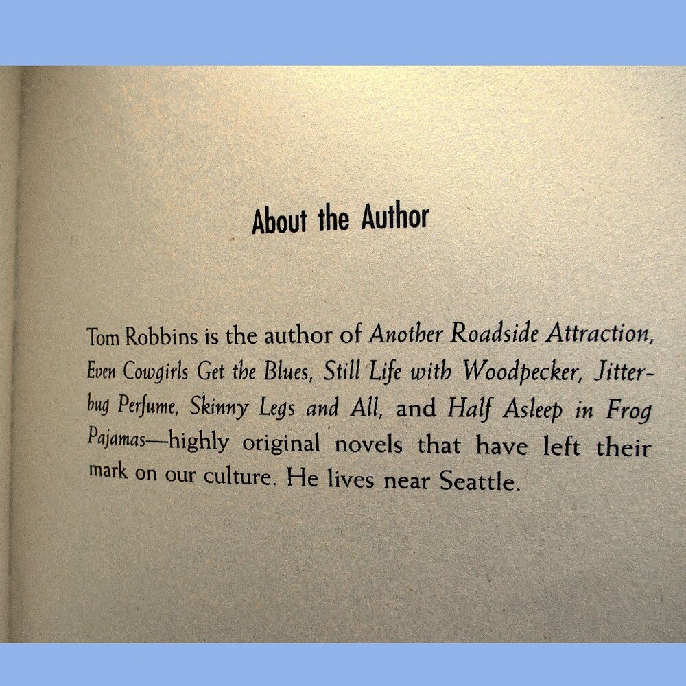 Book: Half Asleep in Frog Pajamas by Tom Robbins - Picture 7 of 8